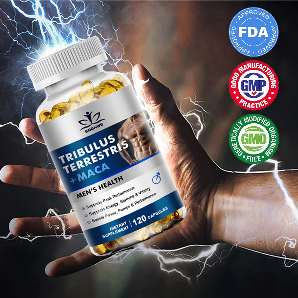 

Tribulus-Terrestris Supplement|with Maca&Black Pepper |Male&female Tribulus Terrestris|Enhances Energy, Mood,Endurance&Immunity