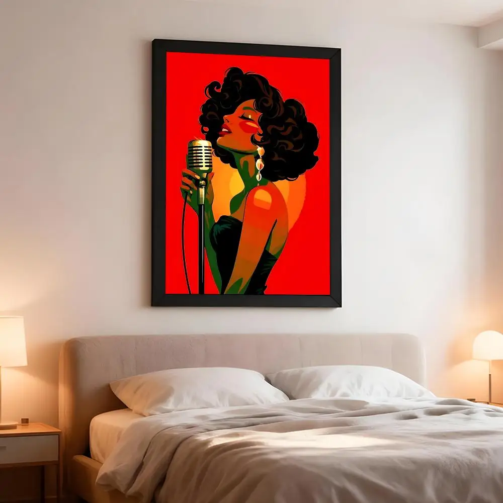 Classic Film The Jazz Singer Poster Artistic Peel-Off Wall Decor, Indoor Outdoor Home Ornament for Collectors