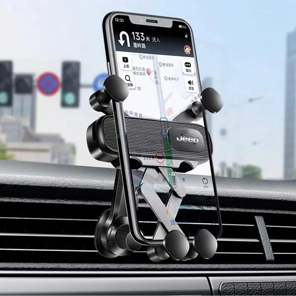 

Car Phone Holder Air Vent Mount 360° Rotatable Handset Support For JEEP Wrangler GrandCherokee Renegade Wrangler Compass Patriot