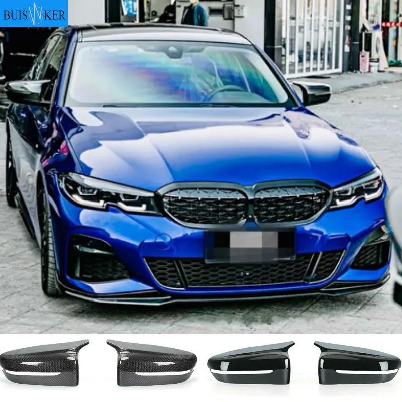 For BMW 3 4 5 7 8-Series G20 G21 G28 G11 G12 G14 G15 G16 G30 G31 G38 G22 Carbon Fiber Exterior Side Rearview Mirror Cover Trim