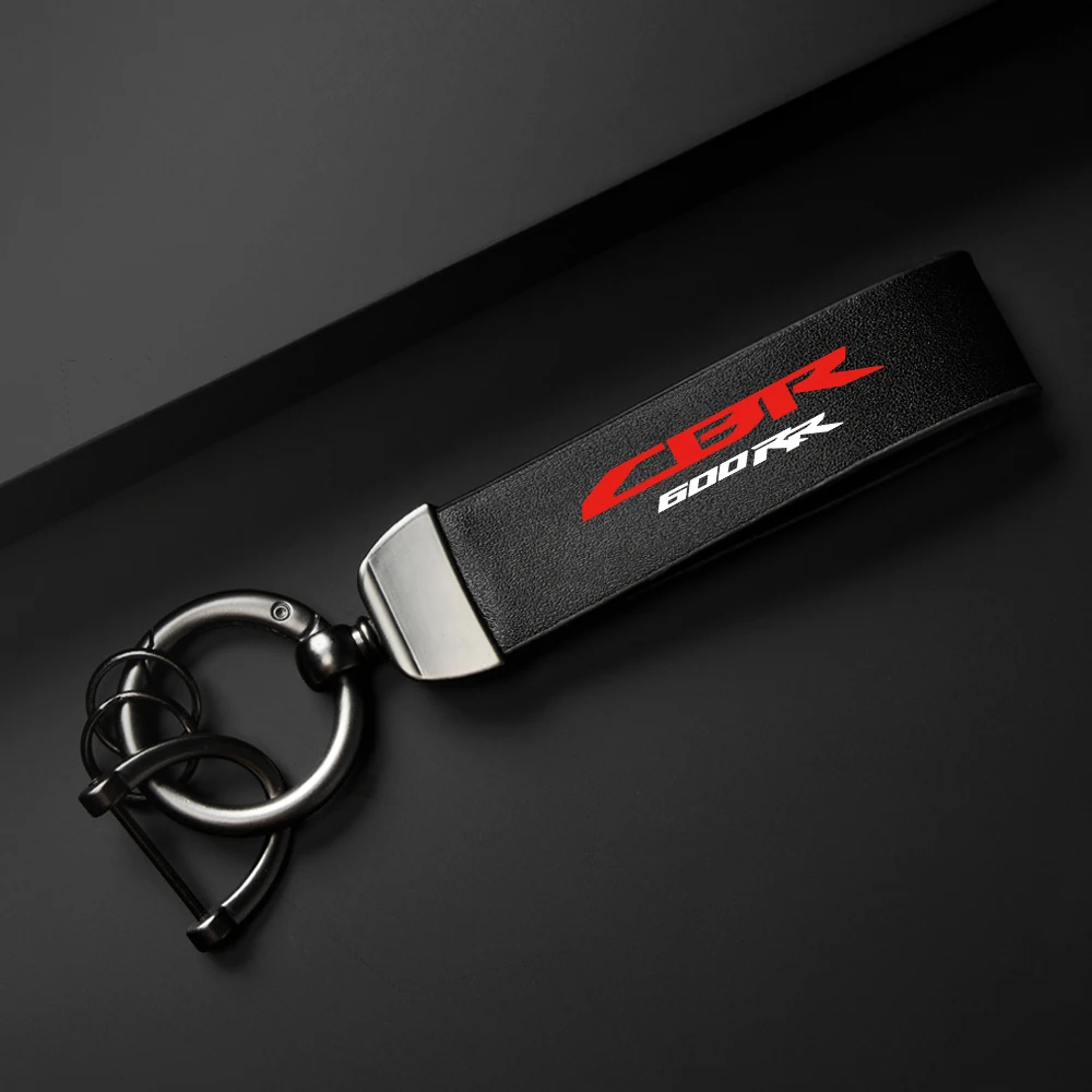 Motorcycle High-Grade leather Keychain Holder Keyring For Honda CBR600RR CBR1000RR REPSOL HRC CBR FIREBLADE