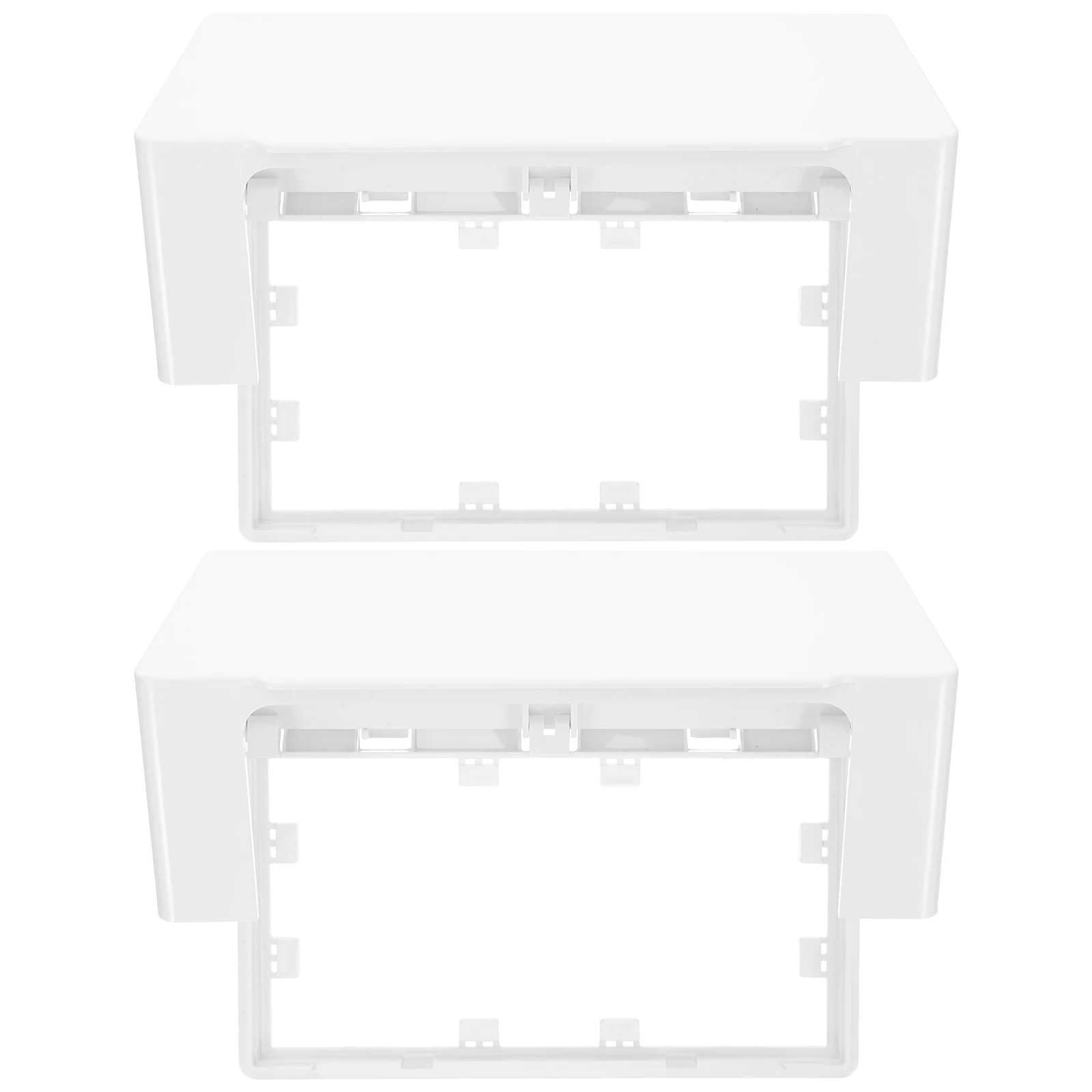 

2pcs Waterproof Socket Cover 2 Pack Plug Protector Outlet Covers Wall Protective Cover For Bathroom Kitchen Electrical Dustproof