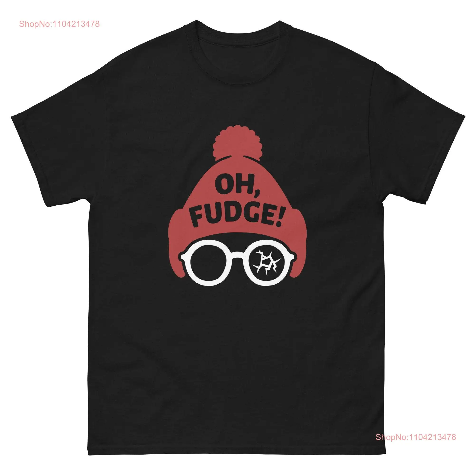 Oh Fudge T Shirt A Christmas Story Ralphie for Friends Funny long or short sleeves