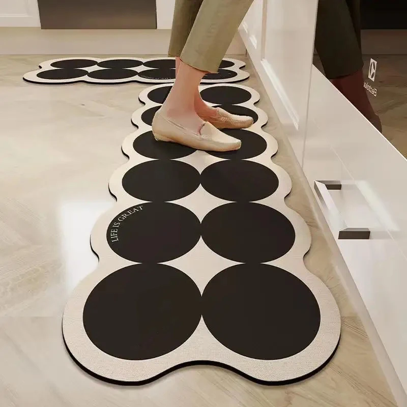 Non-slip Kitchen Mat Floor Mats Kitchen Long Carpets Bathroom Entrance Door Mat Bedroom Long Rugs 바닥 깔개