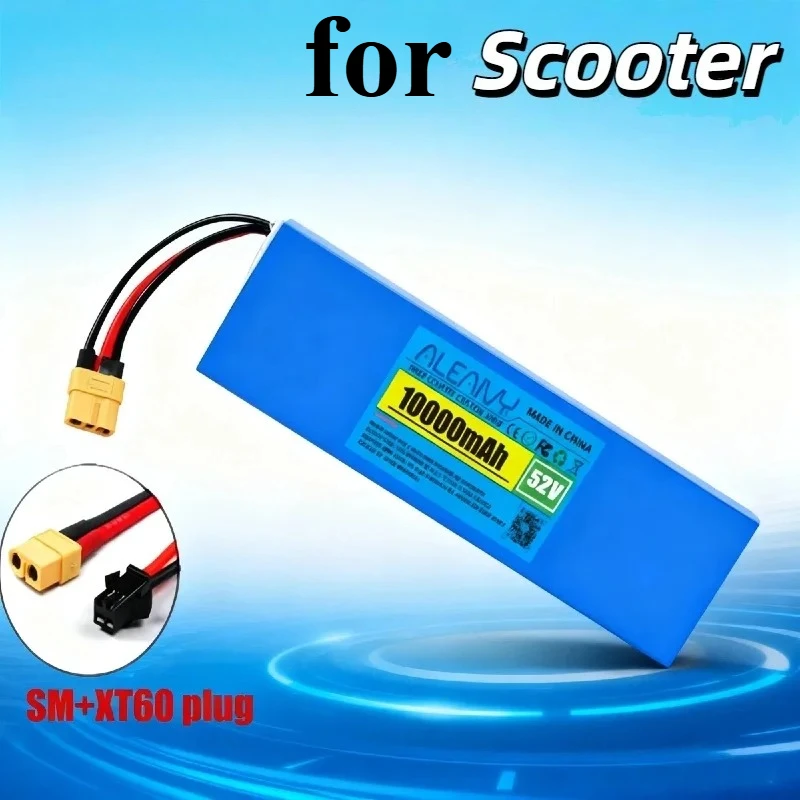 

14S3P 52V 10Ah 18650 Lithium Battery Pack with Built-in BMS–High-PerformanceReliable Power,for 0-1000W Scooter Replacement Spare