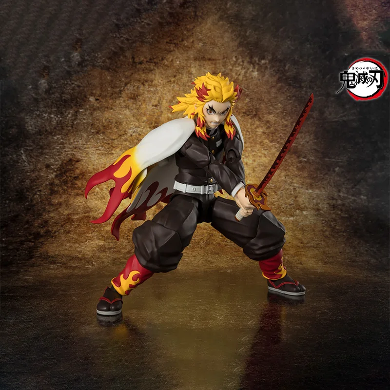 الصندوق الأصلي بانداي SHF شيطان القاتل كيوجورو رينجوكو مجموعة الشكل النهائي أطقم منمذجة أنيمي لعبة الحركة الكاملة هدايا للأطفال في صدمة #6