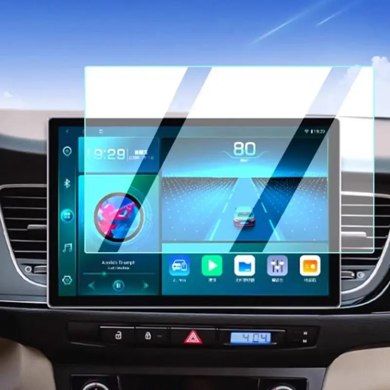 

13,1-дюймовое автомобильное закаленное стекло для радио, DVD, GPS, ЖК-дисплей, полный сенсорный экран, пленка, защитная пленка 299x192 мм, автоаксессуары
