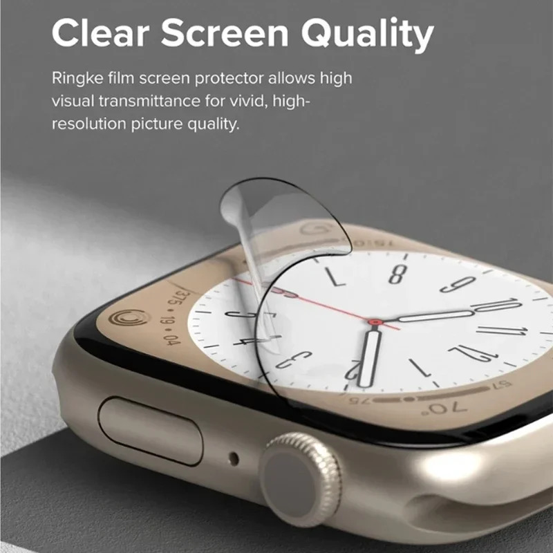 Protector Film for Apple Watch 9 8 7 SE 6 5 4 Screen Protector 45MM 41MM 44MM 40MM for Apple Watch Ultra 2 Watch Accessories