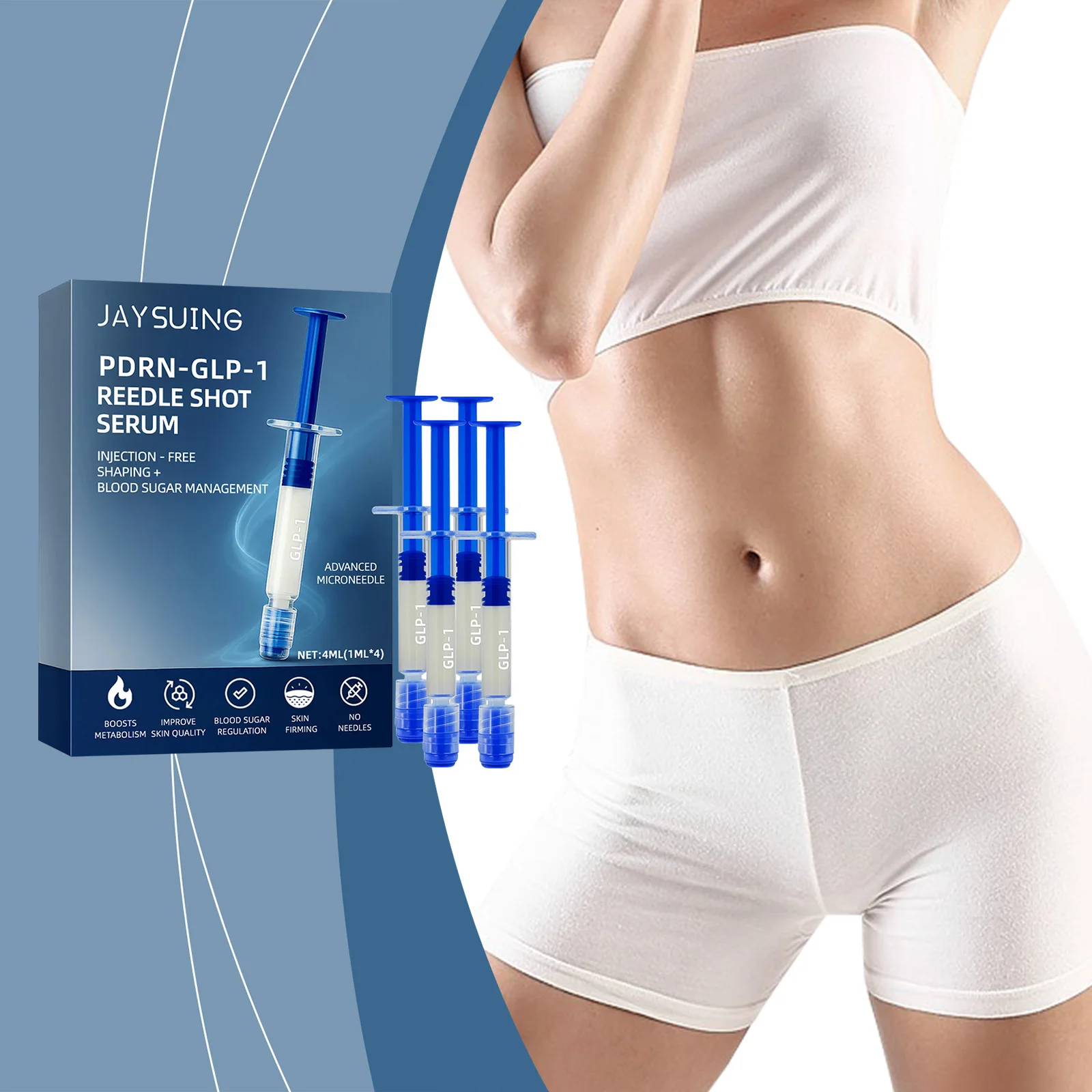 

GLP-1 Anti Cellulite Massage Oil Natural Cellulite Remover for Legs Thighs Tightens Sagging Skin Slimming Fat Burning Skincare