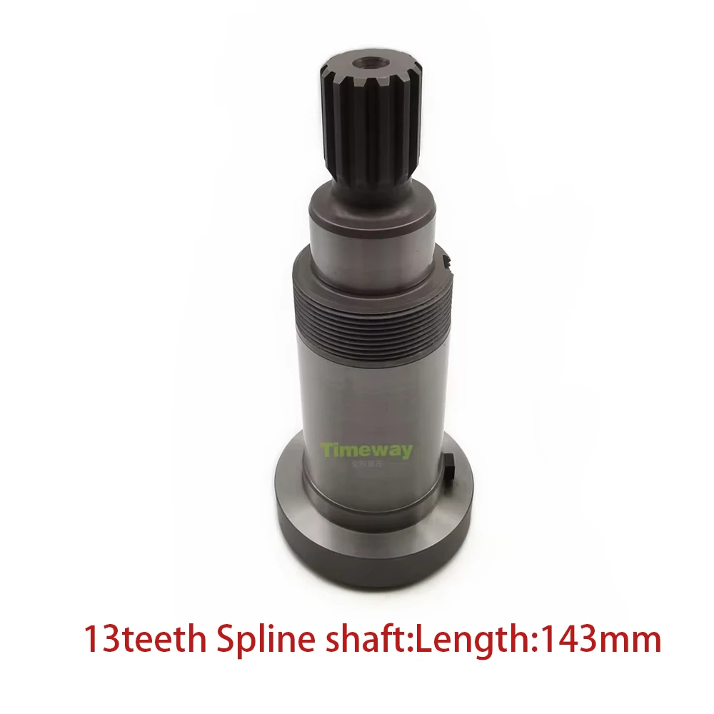 F11-19 Hydraulic Motor Repair Kits Drive Shaft for F11-019 Parker Piston Motor Spline Shaft T13-L143 Flat Key Shaft φ25-L162mm