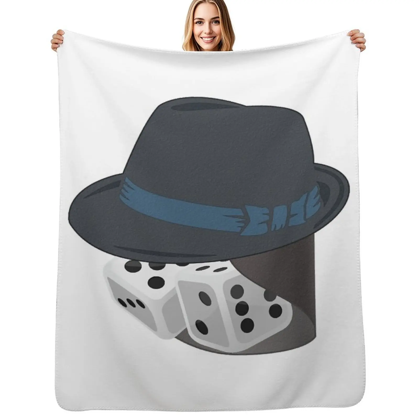 

Brian's Stupid Hat Throw Blanket Picnic Flannel Loose Heavy Blankets