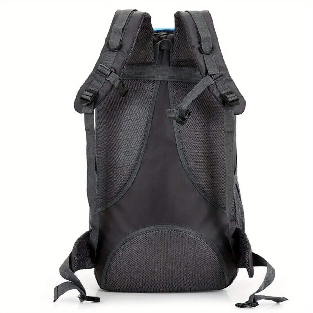 Mochila de senderismo para actividades al aire libre, con capacidad de 60 litros, correas ajustables para los hombros y cinturón para la cintura. Mochila versátil e informal, ideal para acampar, hacer montañismo, viajar y andar en bicicleta.