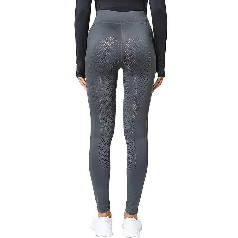 Leggings da equitazione elastici da donna, pantaloni traspiranti ad asciugatura rapida, jodhpurs in silicone a sedile intero, leggings da