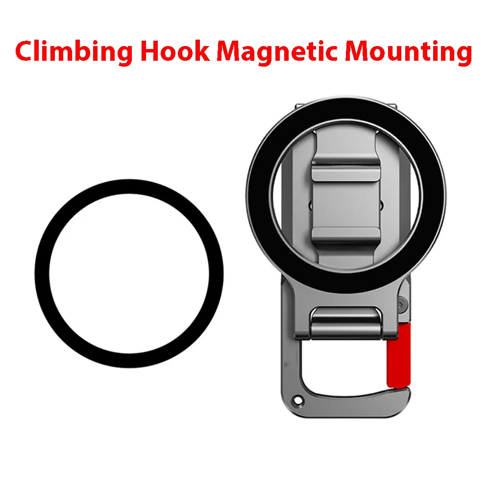 Aluminum Alloy Phone Holder Magnetic Clamp Mounting Bracket 360° Rotatable Bracket Photography/Vlogging Accessories
