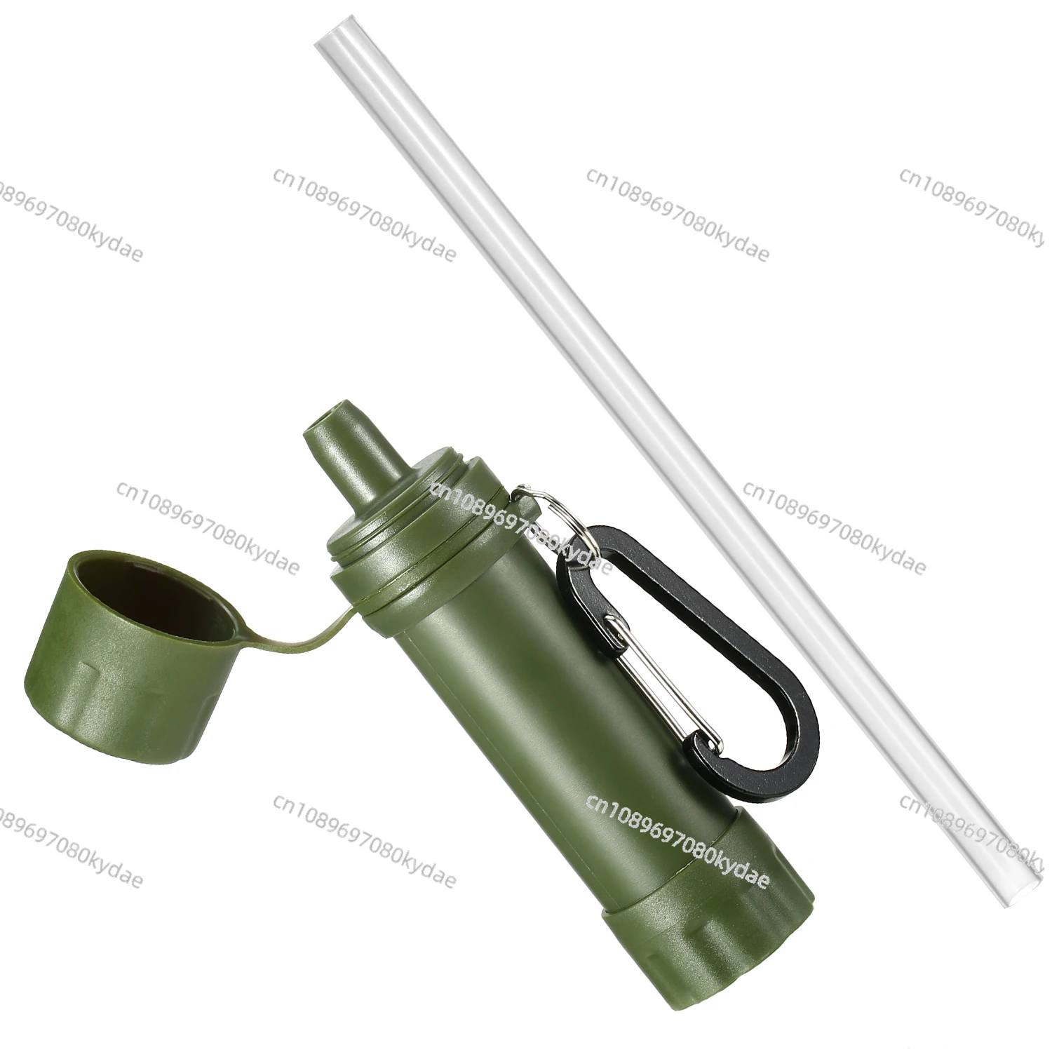 Portable Water Filter Purifier Filtration Straw Emergency Outdoor Survival Tool for Emergency Preparedness Camping Traveling