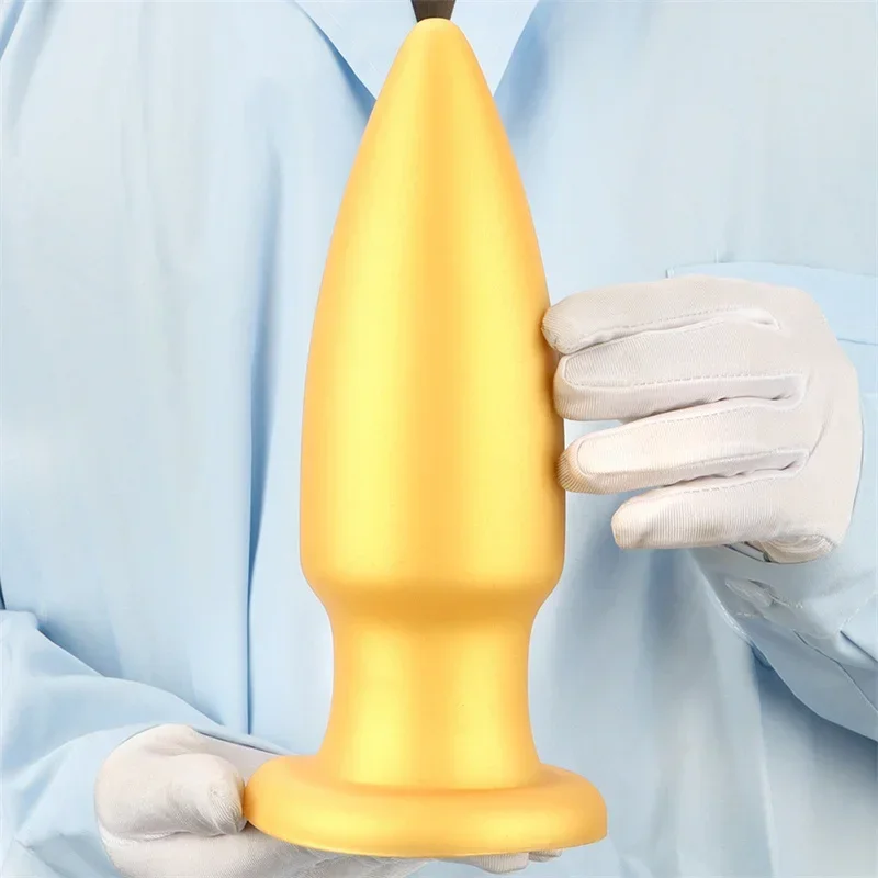 Soft Silicone Huge Anal Plug Dildo Vagina Anus Expander Prostate Massager Big ButtPlug Masturbation Adult Sex Toys for Women Men