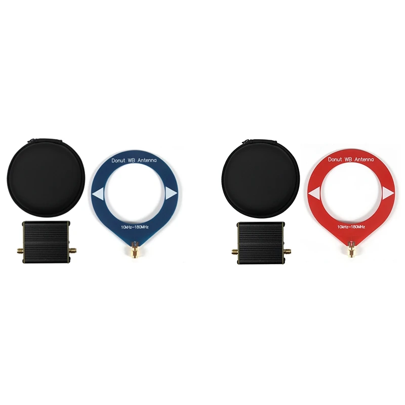 Donut Loop เสาอากาศเสาอากาศบรอดแบนด์ 10 Khz-180 Mhz ต่ําความต้านทาน Converter สําหรับวิทยุ Walkie Talkie SDR