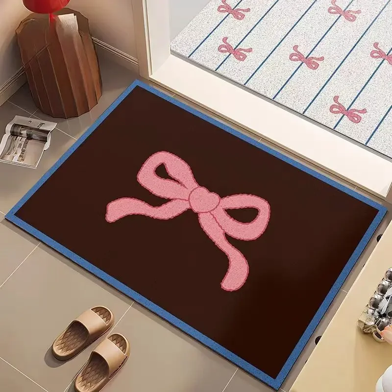 Korean Style Knot Wire Loop Carpet Home Entrance Door Mat Small Carpet For The Entrance Hall Bathroom Door Carpet