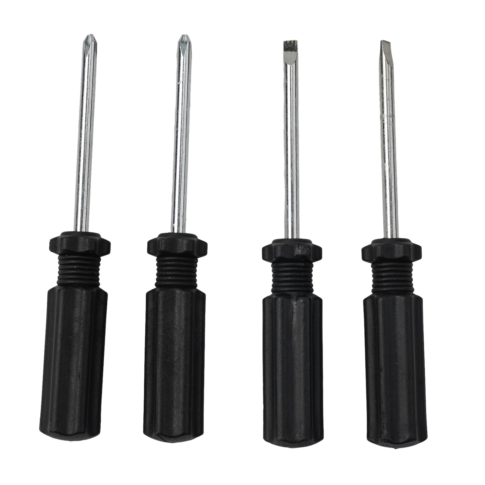 Brand New Screwdriver Nutdrivers 2pcs 45#steel 4mm+ 4mm- Black Disassemble Toys For Small Items Hand Repair Tools