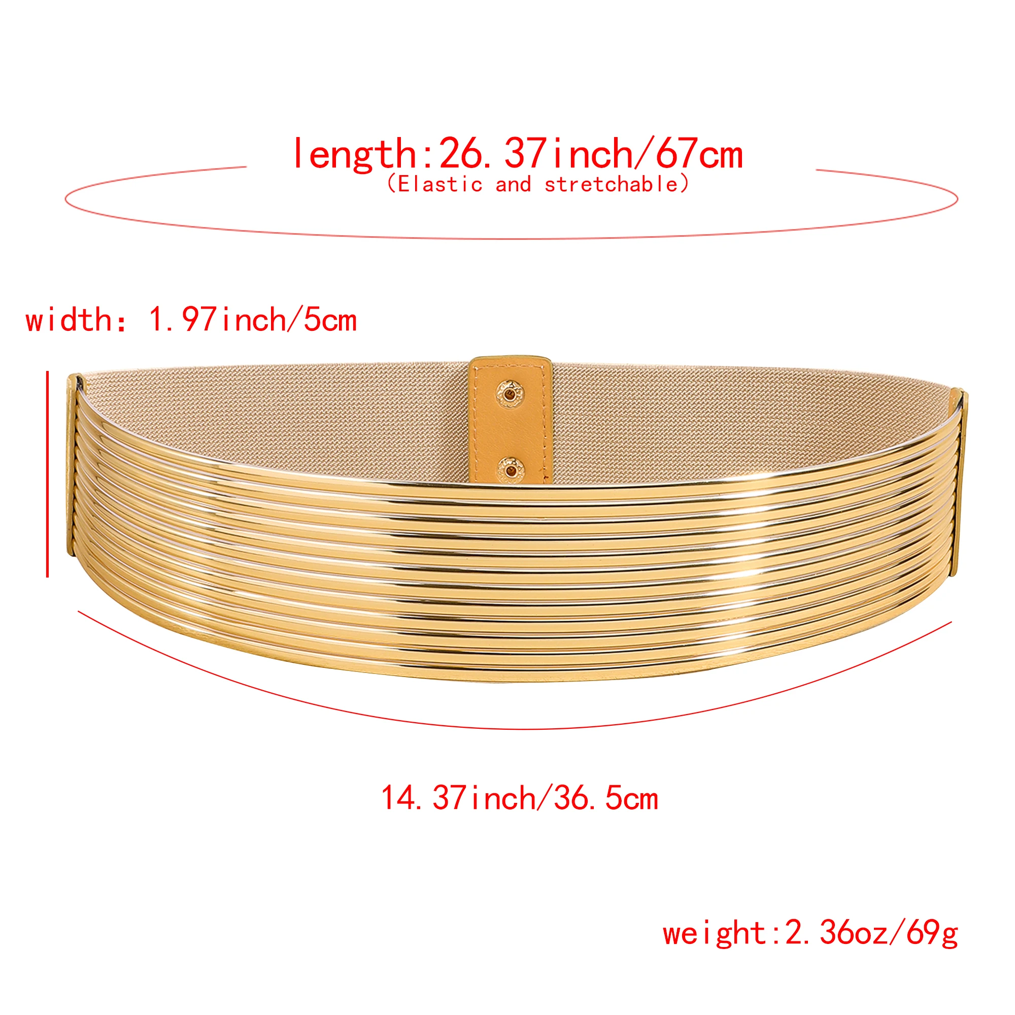 فستان جديد مشرق من البولي يوريثان بشريط مطاطي أنيق وديكور أنيق الكل في واحد مع حزام مطاطي مناسب