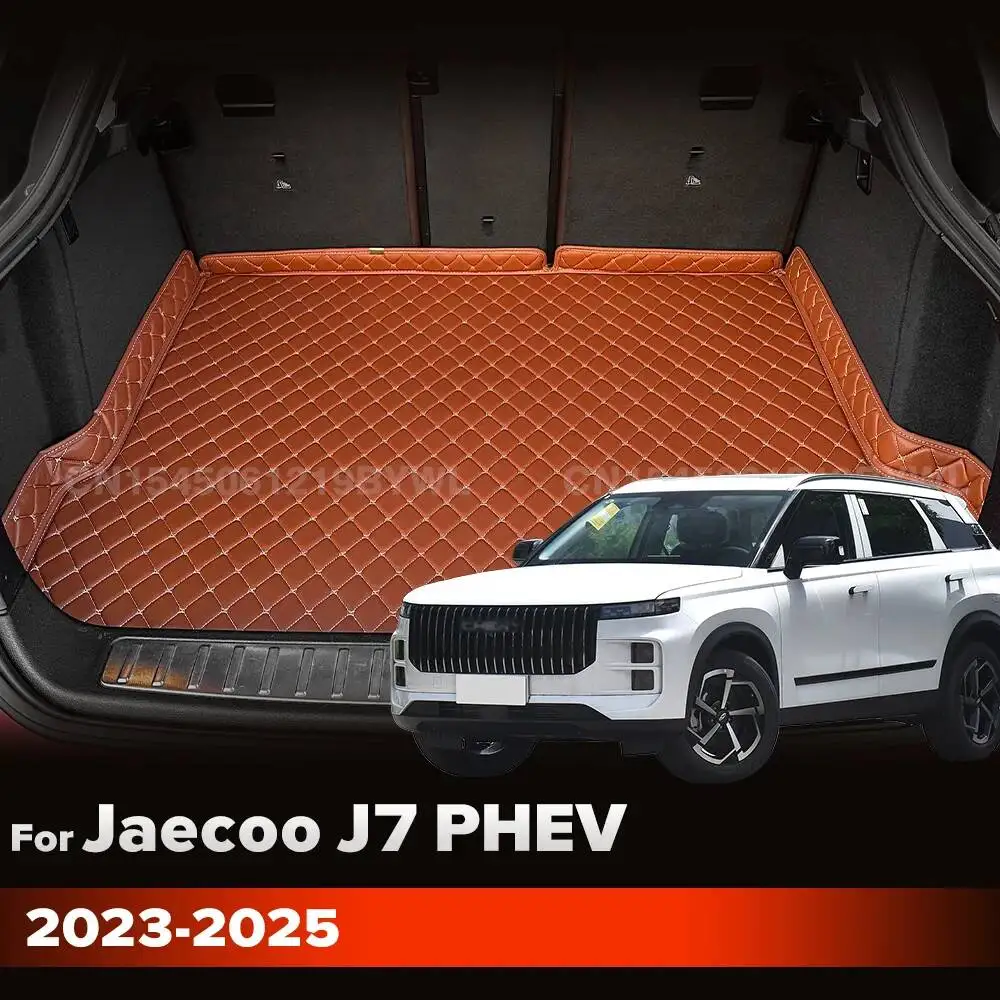 

Для Jaecoo J7 PHEV 2025 2024 2023 3D коврик в багажник автомобиля, коврик для багажника, аксессуары для интерьера, чехол