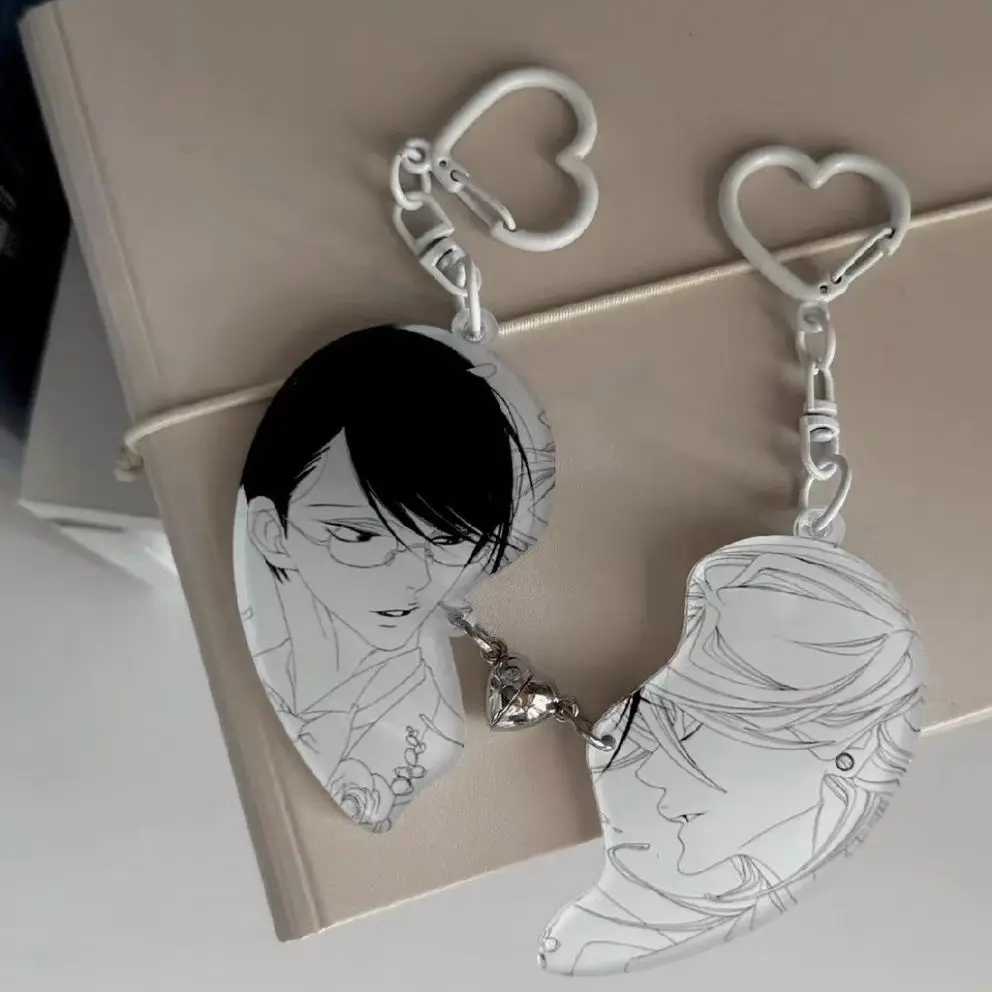Breloczek Doukyuusei Heart Anime Kusakabei Hikaru Akrylowy Brelok Męski Sajou Rihito Zawieszka do Torby Damska…