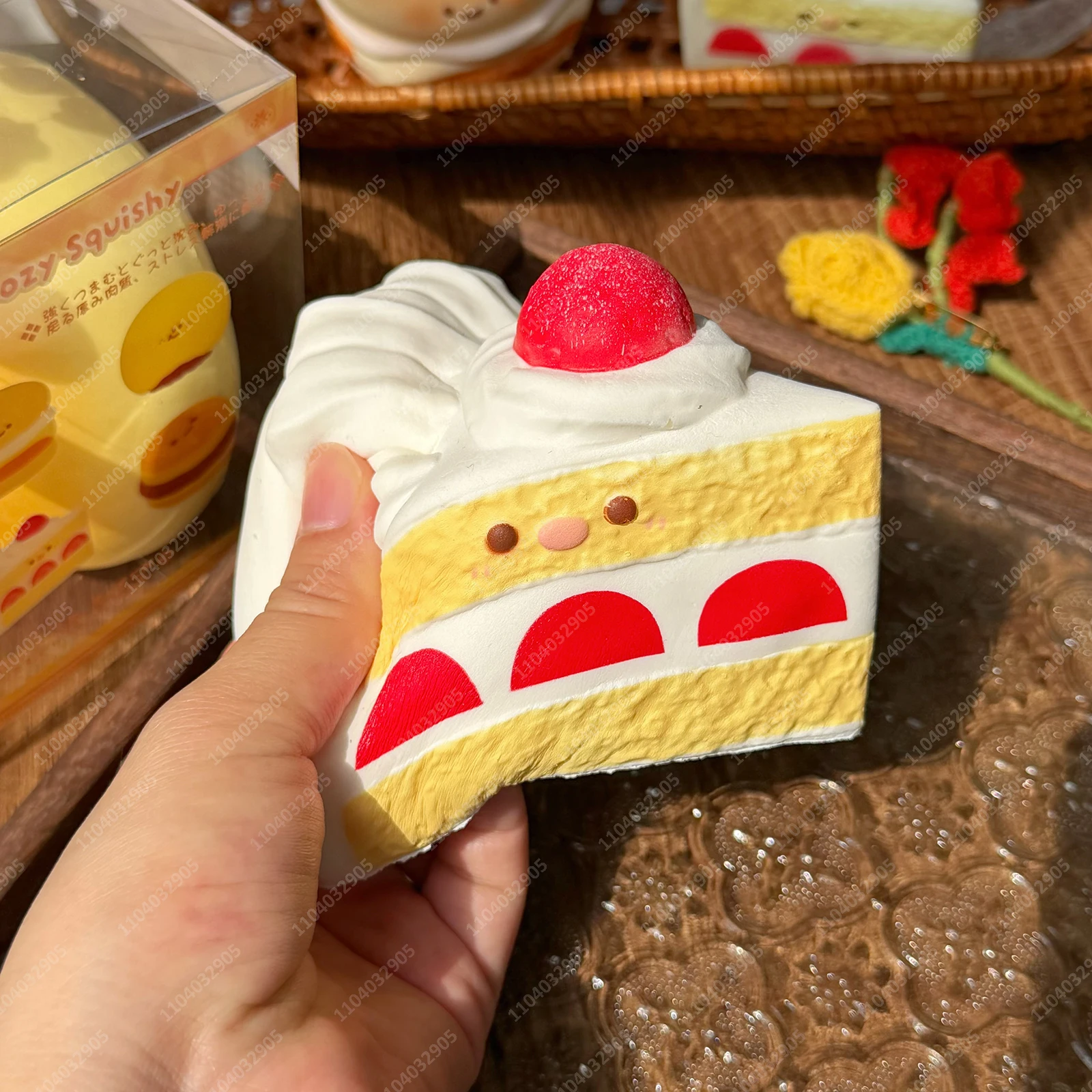 Moozy Kissa Tea Collection Strawberry Cake Burger Pancake Slow Rising Squishy Stress Relief ASMR Fidget Toys for Adults Gift
