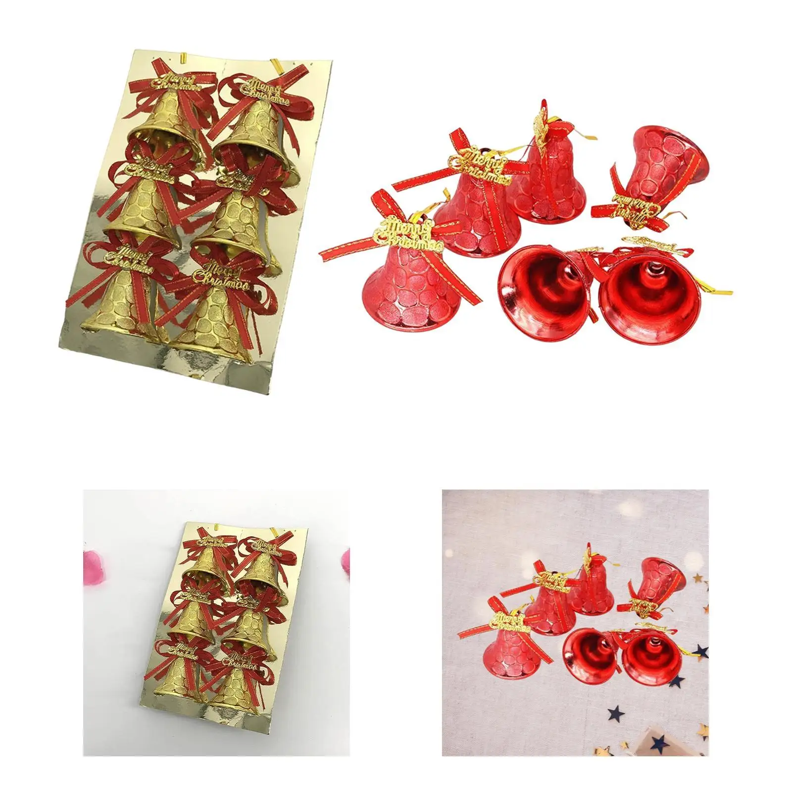6X Christmas Bell O… - image