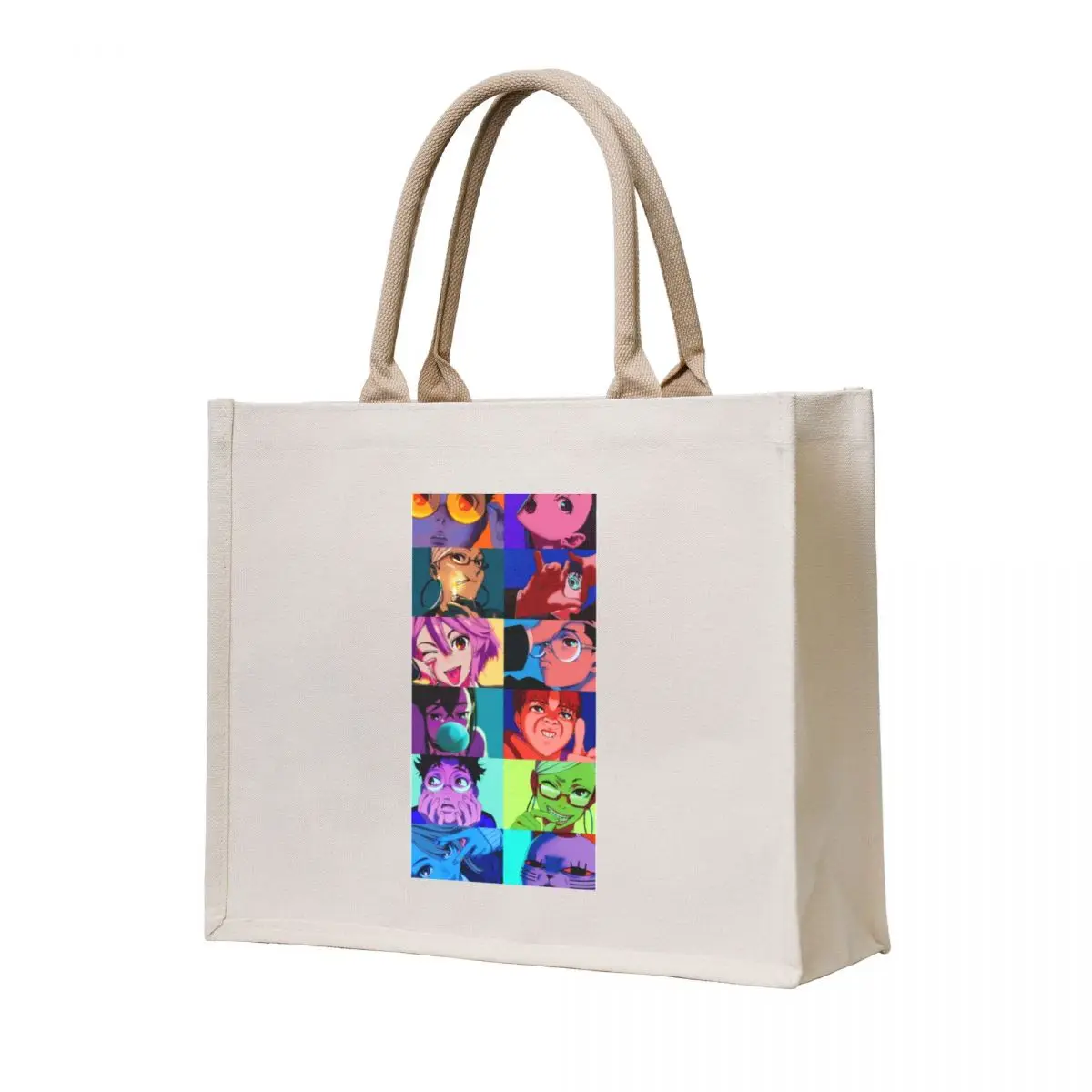 

dandadan characters digital graphic Tote Bag Big bag tote bag woman large size bags Women's bags