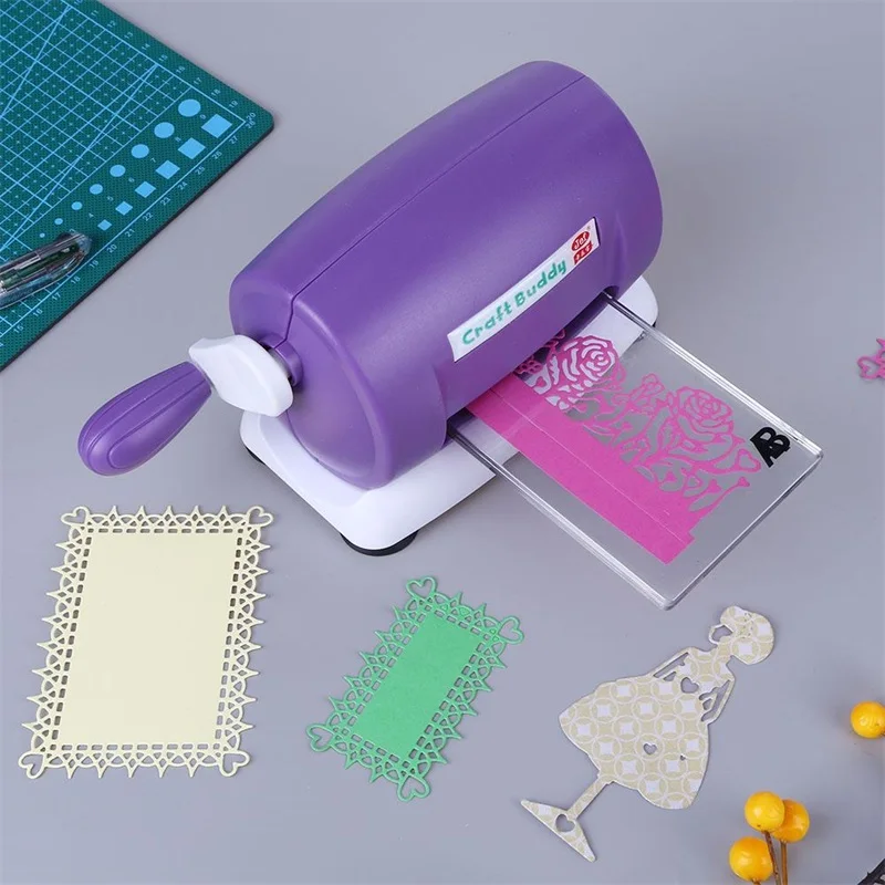 Maszyna Craft Buddy Mini maszyna do wycinania z podkładkami do cięcia Plastikowy nóż do papieru do majsterkowania Art Craft Card Embossing Tools 2023