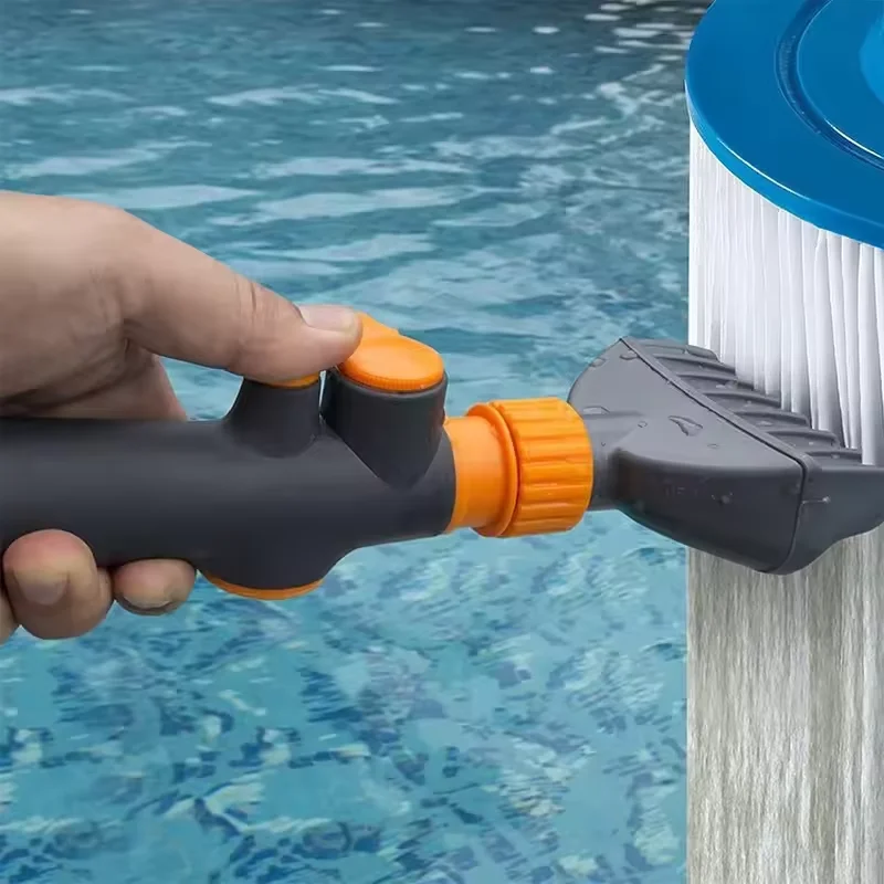 Filterreiniger für Whirlpool- und Pool-Kartuschenfilter, Gartenschlauch-Anschluss Kompatibel mit Poolfilterreiniger - 1 Stück