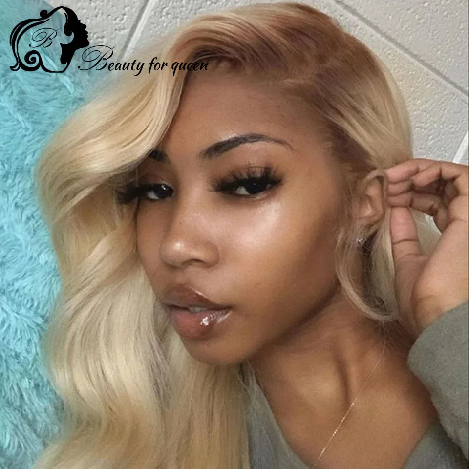 

Плотность 180, прозрачные 13x4, кружевные фронтальные парики, 28 дюймов, коричневый, 613, объемная волна, высокое качество, бразильский парик из человеческих волос для женщин