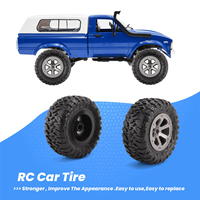 4Pcs 73mm Tire Tyre Wheel for WPL C14 C24 B24 B36 MN D90 MN-90 MN99S FY003 FY004 RC Car Upgrade Parts Accessories HOT