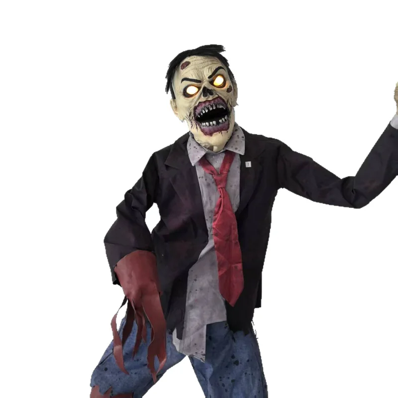 

Running zombie glow halloween bar haunted house secret room escape trick props scary ornament