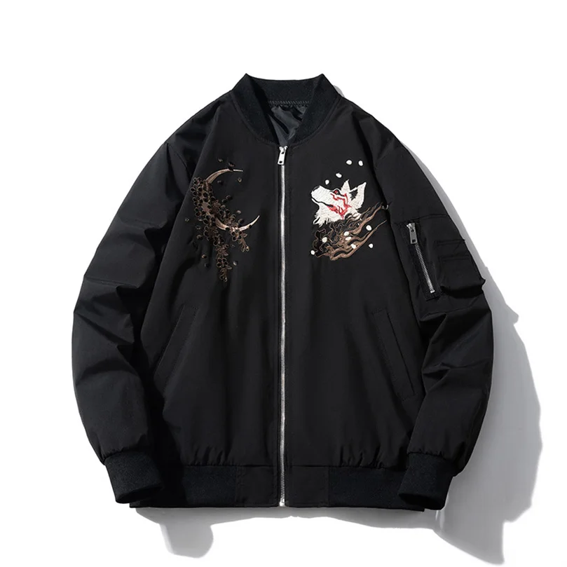 سترة هاراجوكو سوكاجان المطرزة للرجال بدلة طيران مبطنة بالبيسبول للنساء يابانية 2025 ربيع جديد Z1