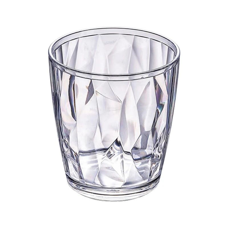 Unbreakable Acrylic Drinking Glasses Shatterproof Water Tumblers 310ml Reusable Champagne Fruit Juice Beer Cup for Bar