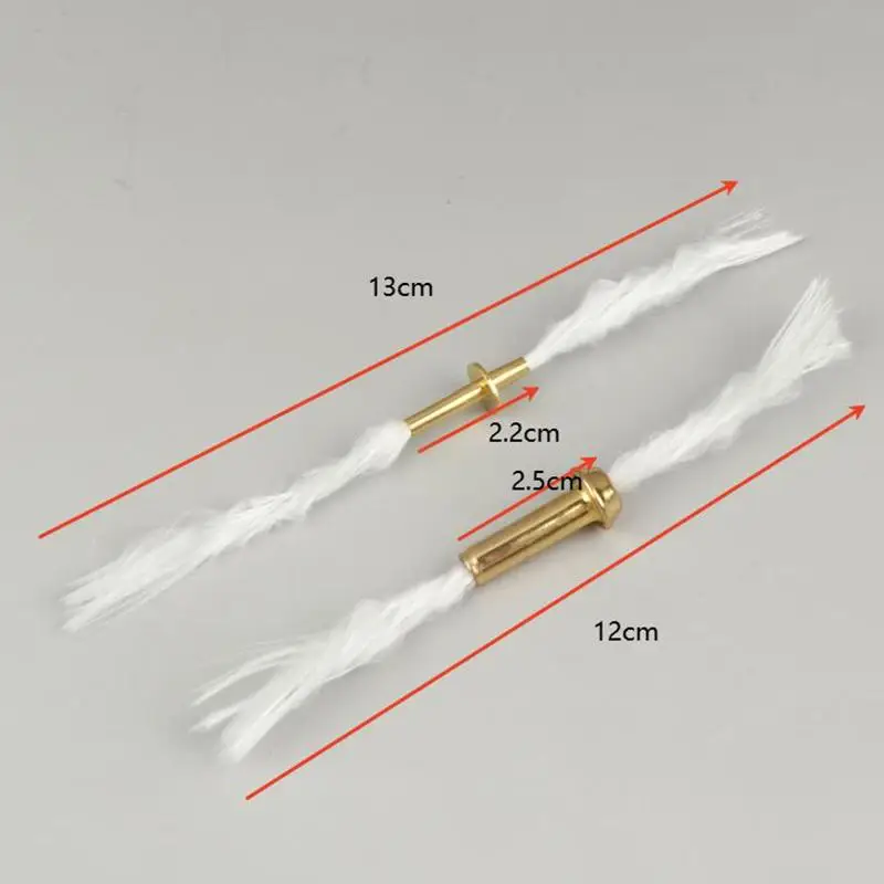 3 Stück Öllampen-Dochtröhrchen aus Legierung mit Baumwollfaden, Ersatz für Lampen, DIY-Projekt-Beleuchtung, Zubehör für Brenner – Detail 4
