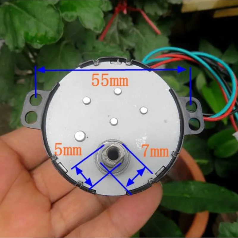 50KTYZ Permanent Magnet Synchronous Motor 220V AC Motor Forward and Reverse Metal Gear Miniature Motor