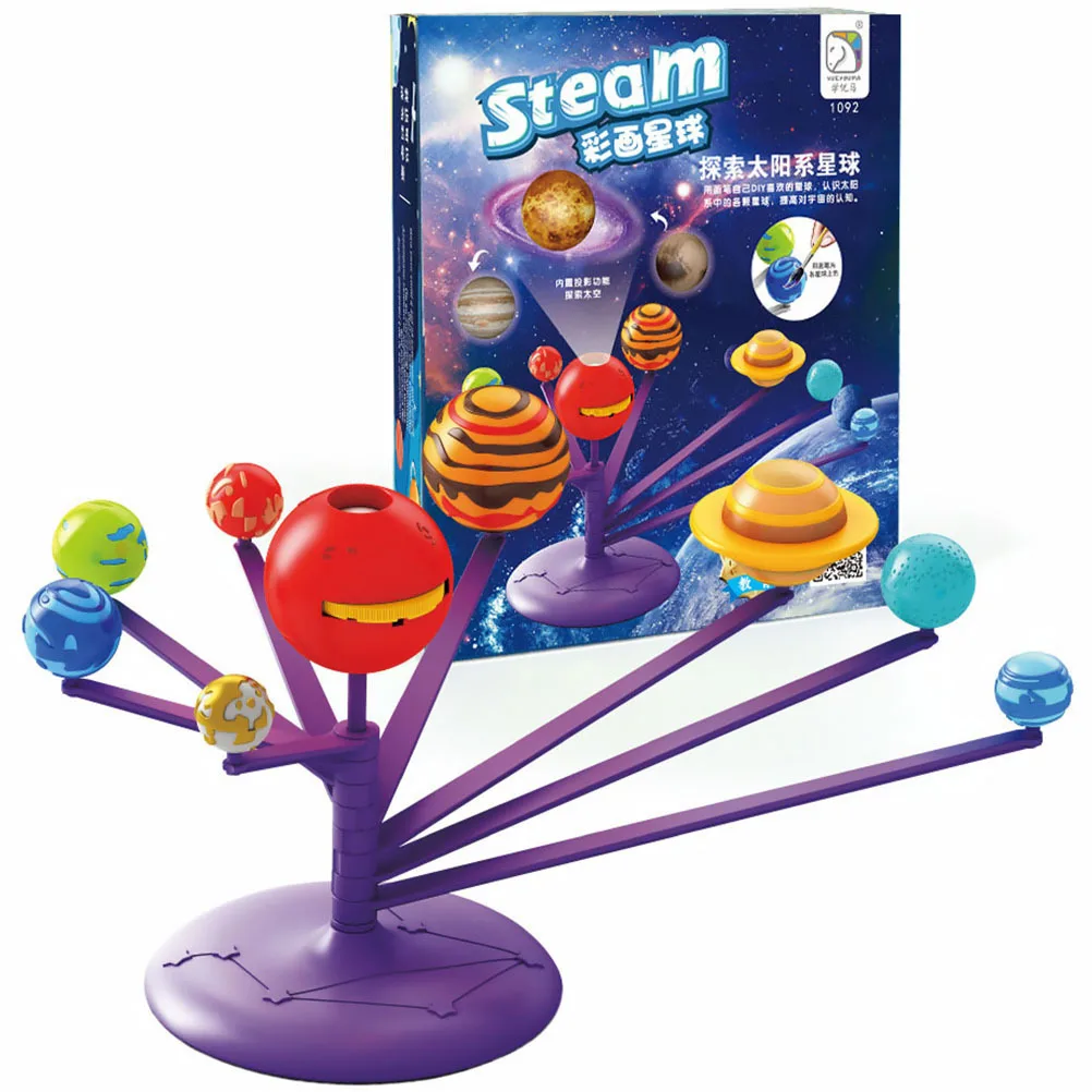 

1Set DIY Planetary Solar System Educational Set Realistic Planets for Kids Science Learning Astronomy Experiment