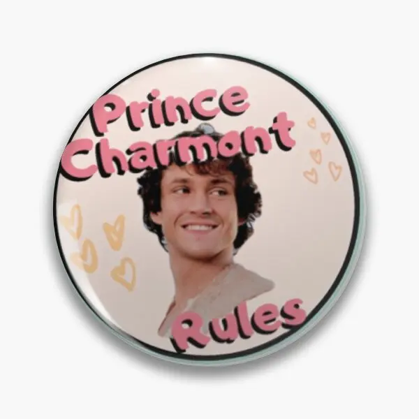 Prince Charmont Rules  Soft Button Pin Metal Funny Jewelry Lover Lapel Pin Gift Decor Women Badge Hat Collar Clothes Creative