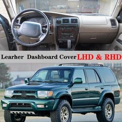 Dashboard Dash Mat Cover Leather Pad Sunshade Anti-UV Carpet Accessories For Toyota 4Runner 4 Runner Hilux Surf N180 1996 – 2002