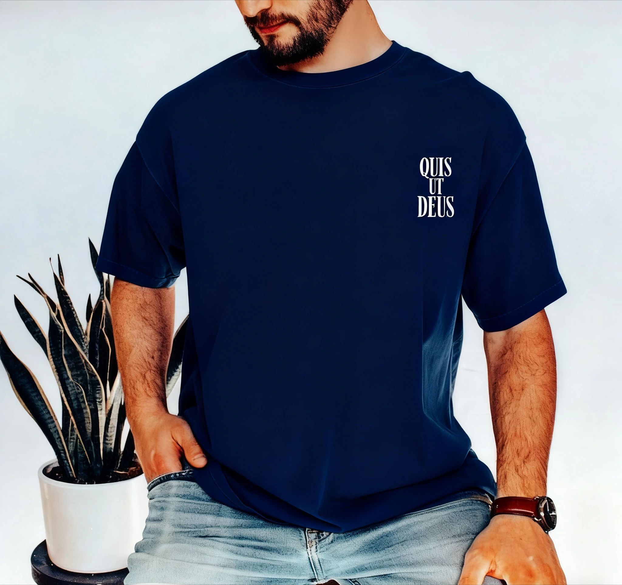 قميص سانت مايكل رئيس الملائكة قميص الملاك المسيحي مايكل الرجال المسيحية قميص الرجال المسيحيين هدية الإيمان تي شيرت ملابس الشارع القمم