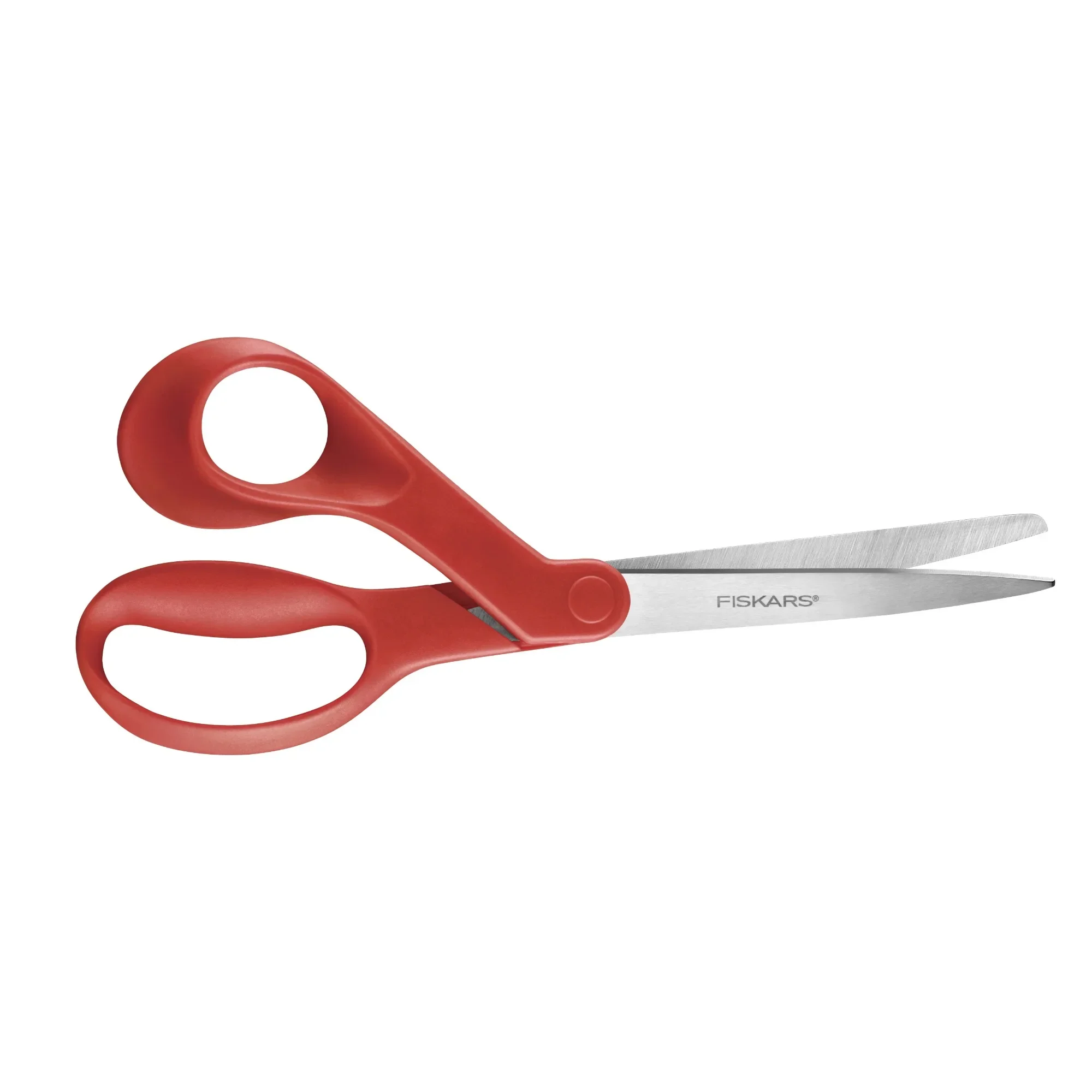 Fiskars 8" Tesoura de tecido para canhotos, tesoura vermelha tesoura papelaria