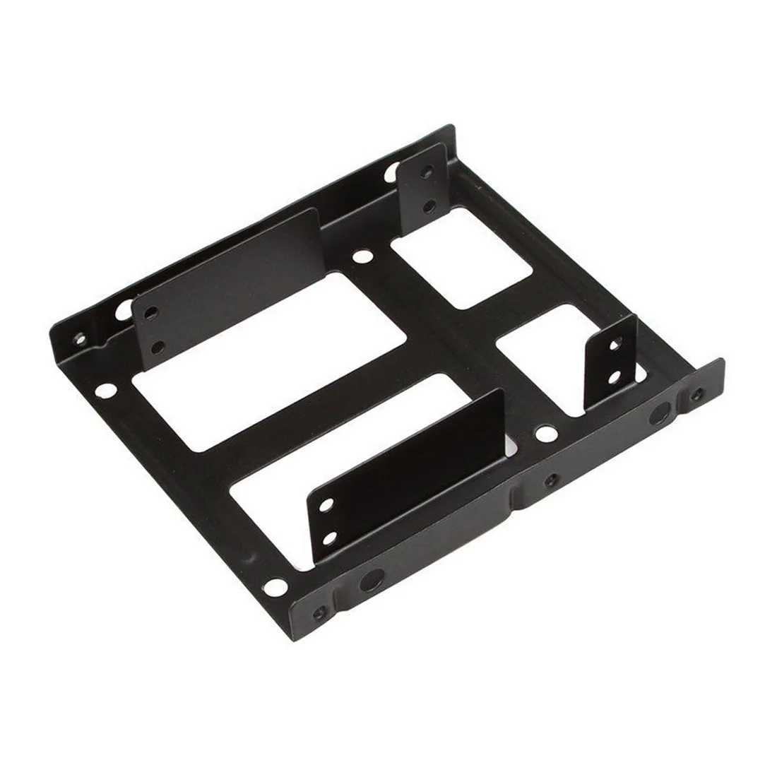 2.5-inch to 3.5-inch Dual-Bay External HDD/SSD Bracket Metal Adapter Kit, No SATA Cable Or with SATA Cable Set