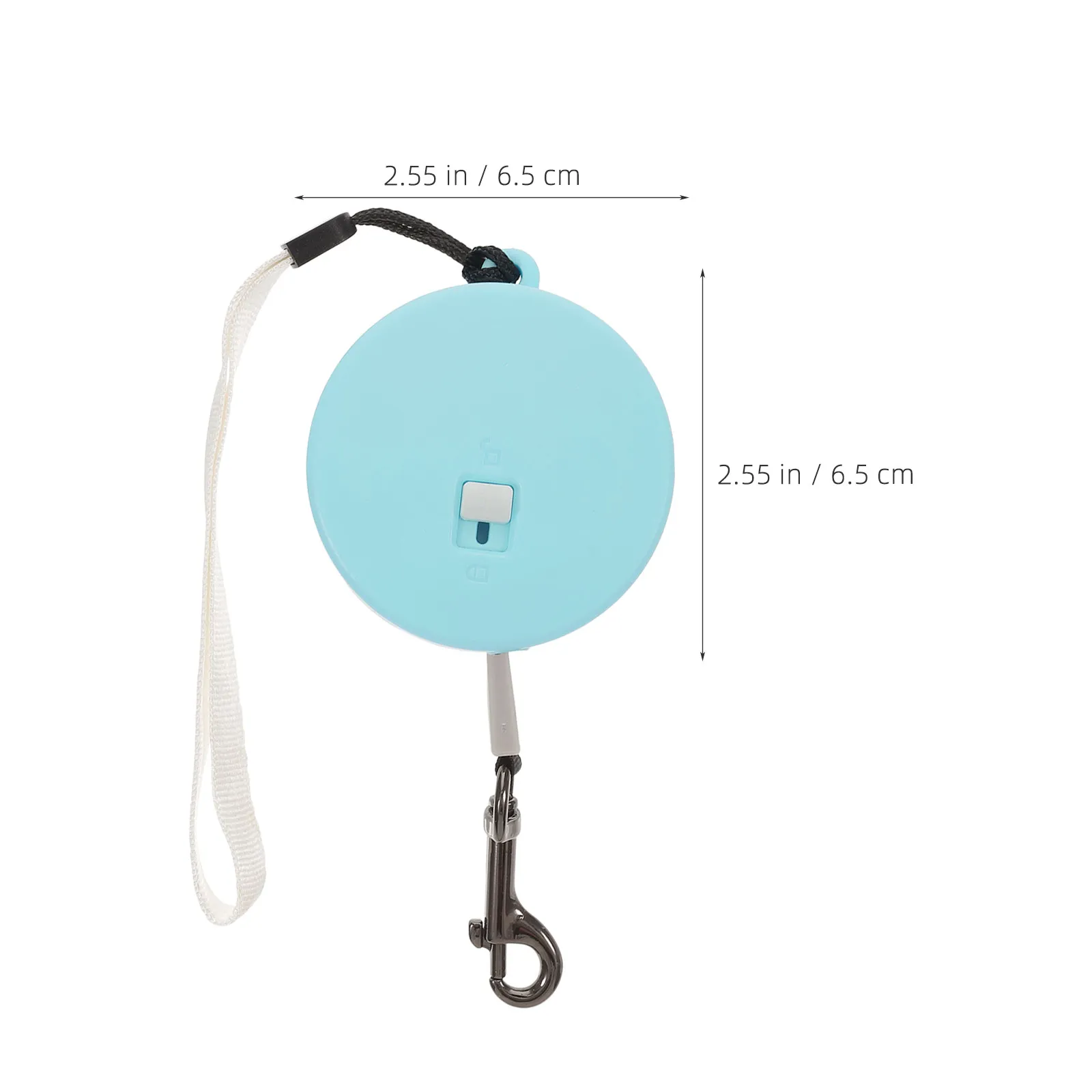 2Pcs Retractable Dog Leash Compact Automatic Nylon Tape One Hand Brake Pocket Design Lightweight Small Breed Puppy Teacup