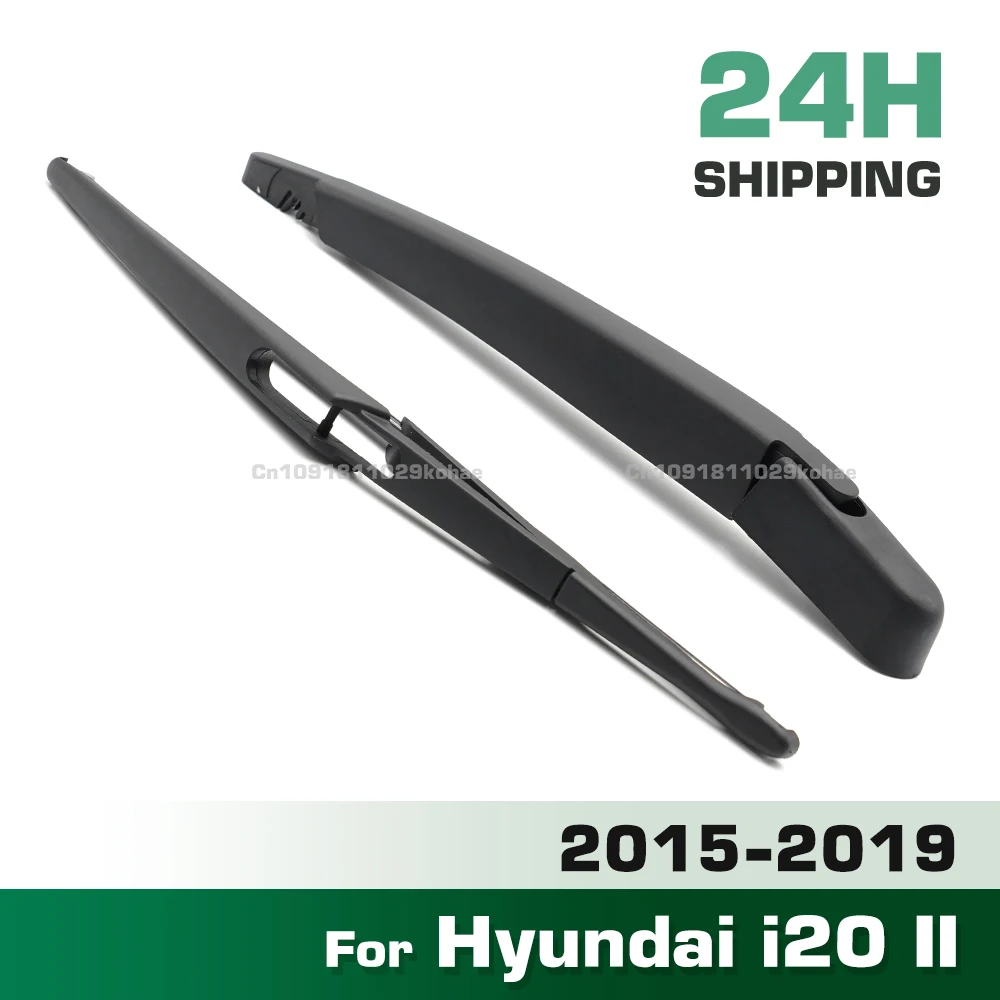 GREATROAD Wiper Rear Wiper Blade & Arm Set Kit For Hyundai i20 II 2015 - 2019 Windshield Windscreen Window Brush