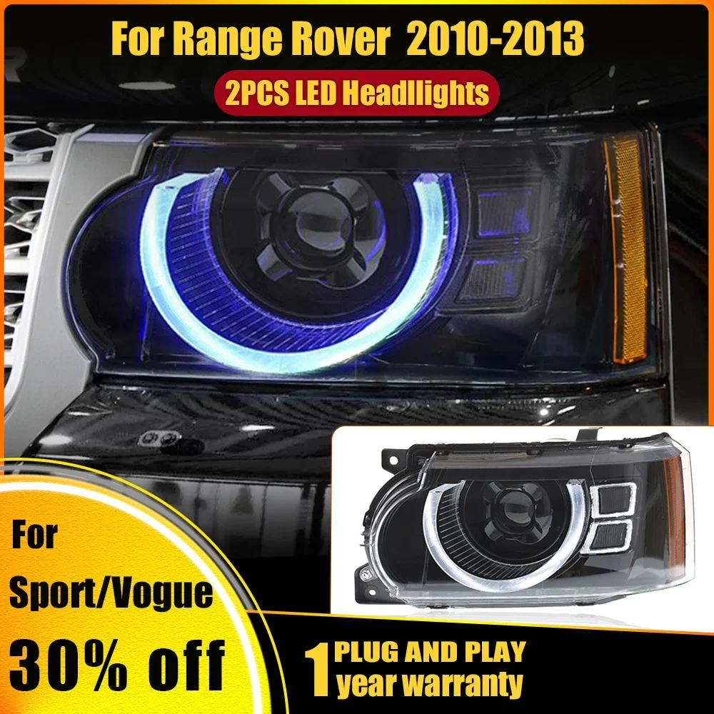 

Car Front Lights Headlamp For Land Rover Range Rover Vogue Sport 2010 2011 2012 2013 Upgrade DRL Led Styling Headlights Assembly