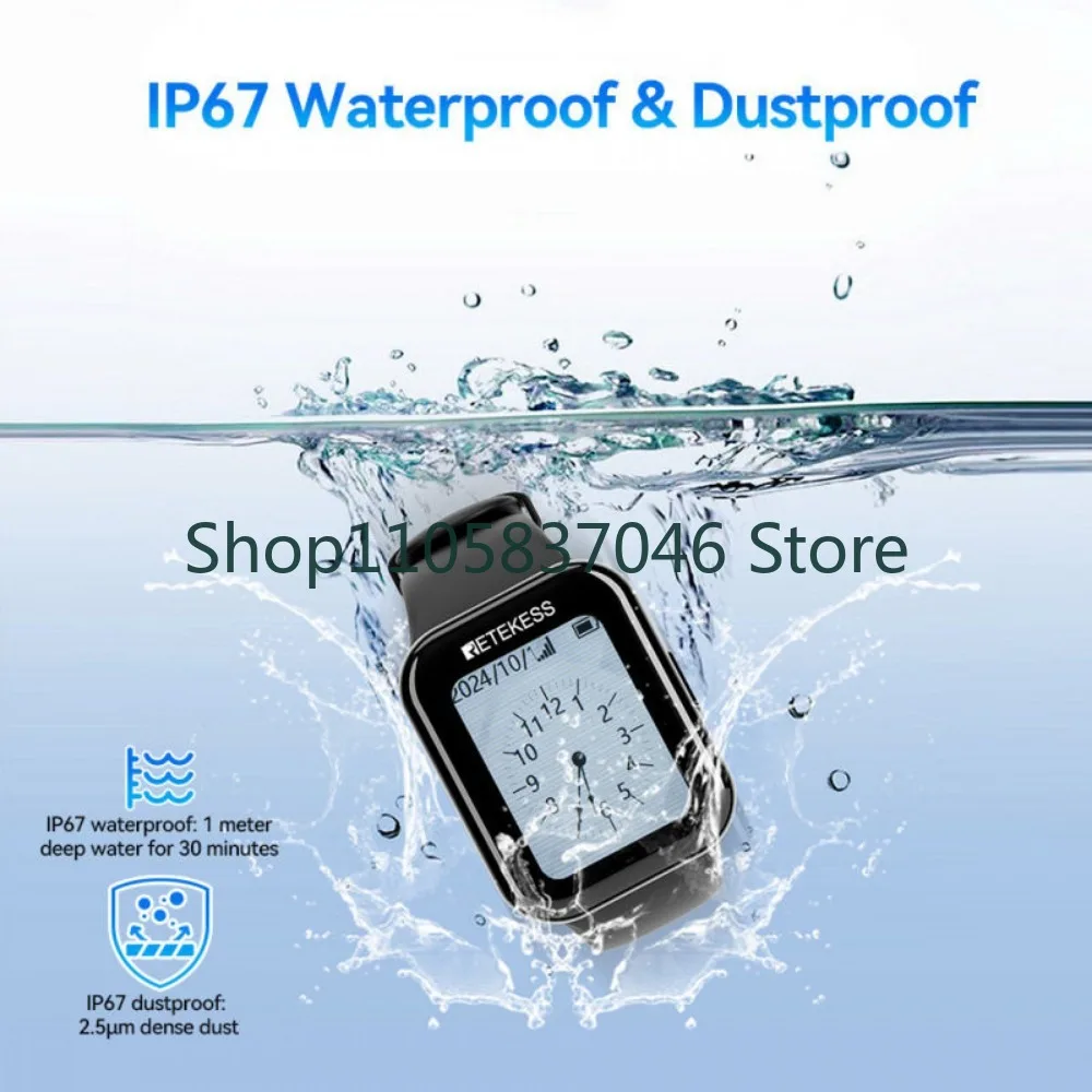 Wireless Watch Mobile Receiver Watch Tea Restaurant Food City Service Call