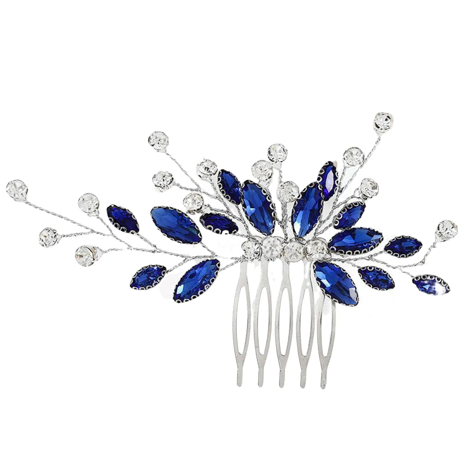 Woman's Rhinestone Hair Comb Headpiece Chinese Style Hair Styling Tool Accessories for Woman Hair Decorative Ornaments