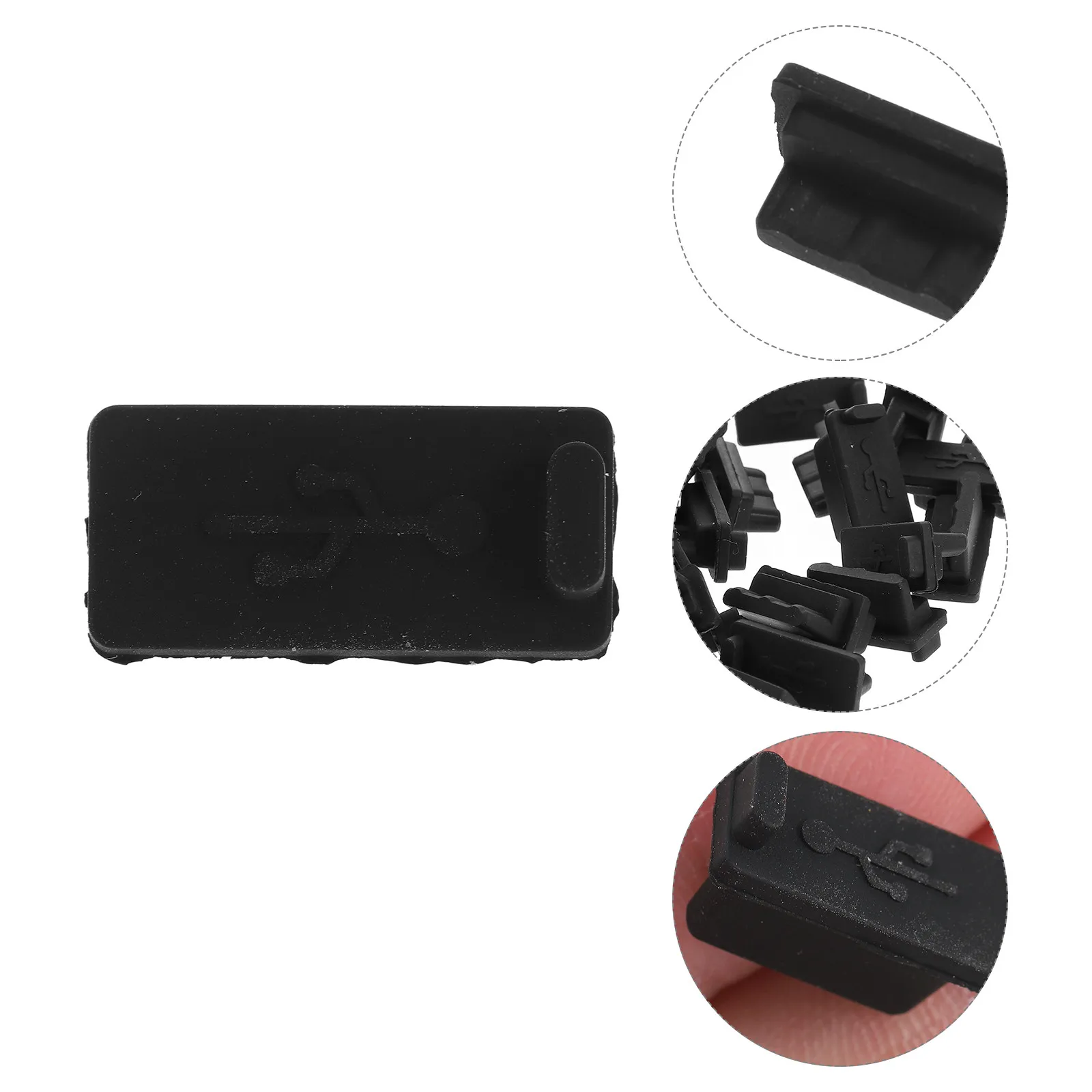 

32Pcs USB Dust Plug for Laptop Computer Charging Port Female USB-A Port Cover Silicone Stopper Protection Against Dust Sand Lint